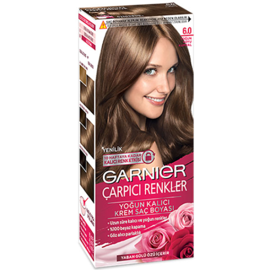 Garnier Color Naturals Çarpıcı Renkler Boya 6.0 Yoğun Koyu Kumral - 1