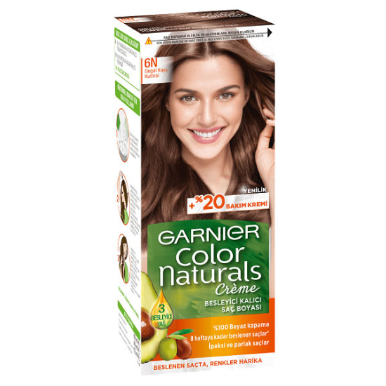 Garnier Color Naturals Nudes Boya - 6 Doğal Koyu Kumral - 1