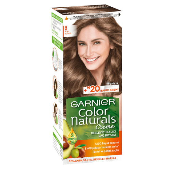 Garnier Colour Natural Boya - 6 Koyu Kumral - 1