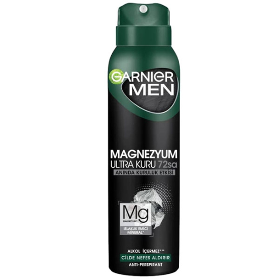 Garnier Mineral Deodorant Magnezyum Ultra Kuru Erkek 150 ml - 1