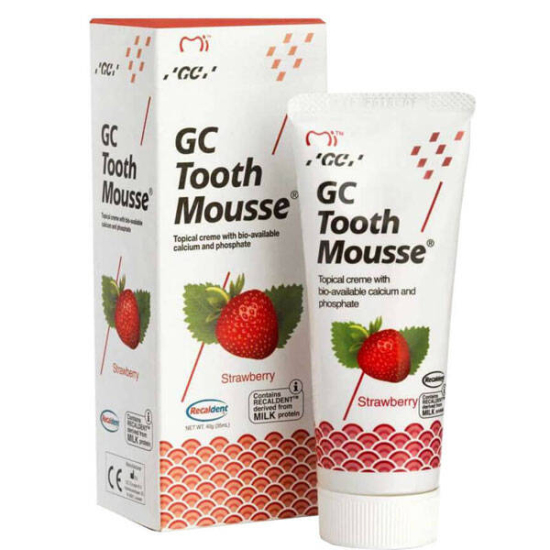 Gc Tooth Mousse 40 gr Çilek Aromalı - 1