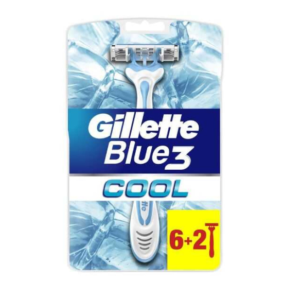 Gillette Blue 3 Cool Kullan At Tıraş Bıçağı 8'li - 1