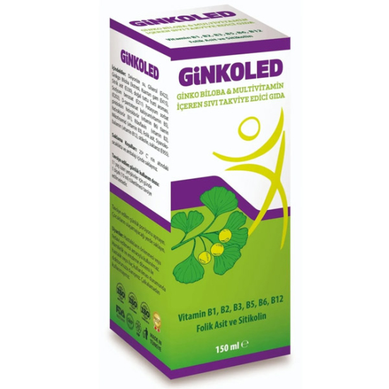 Ginkoled Ginkgo Biloba ve Multivitamin 150 ml - 1