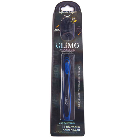 Glimo Aktif Karbonlu Siyah Diş Fırçası - 1