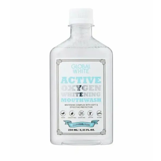 Global White Active Whitening Mouthwash 250 ml - 1