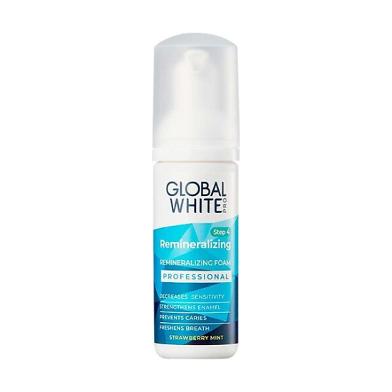 Global White Remineralizing Foam Mint 50 ml - 1