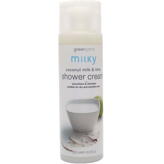 Greenland Milky Shower Cream Coconut Milk Lime 250 ML Duş Kremi - 1