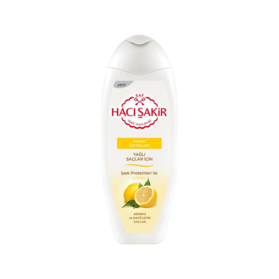 Hacı Şakir Şampuan Limon Yağlı Saçlar 2 in 1 500 ml - 1