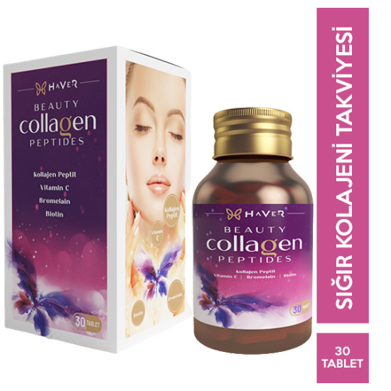 Haver Beauty Collagen Peptides 30 Tablet Kolajen Takviyesi - 1