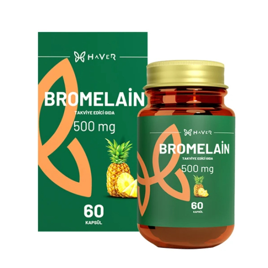 Haver Bromelain 500 mg 60 Kapsül - 1
