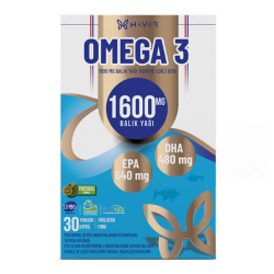 Haver Omega 3 1600 Balık Yağı 30 Kapsül - Haver