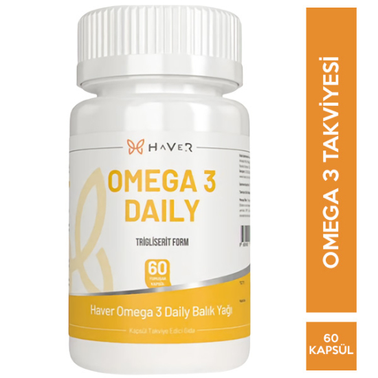 Haver Omega 3 Daily Balık Yağı 60 Kapsül - 1