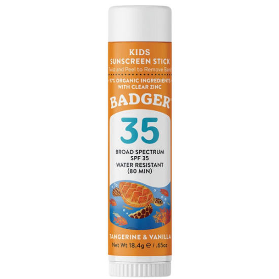 Badger Balm Kids Kolay Sürülüm Stick Spf 35 18 GR Çocuk Güneş Kremi - 1