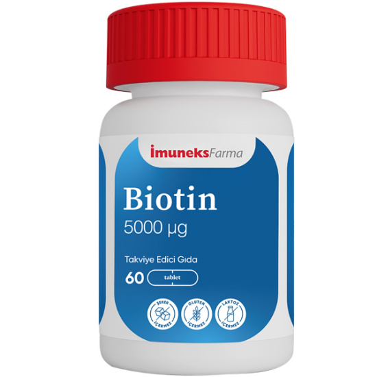 İmuneks Biotin 5000 mcg 60 Tablet - 1