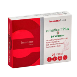 İmuneks Farma Emetium Plus 20 Tablet - İmuneks Farma 