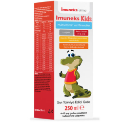 İmuneks Kids Multivitamin ve Mineraller Takviyesi 250 ml - İmuneks Farma 