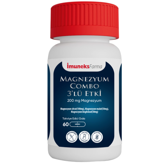 İmuneks Magnezyum Combo 3 lü Etki 60 Tablet - 1