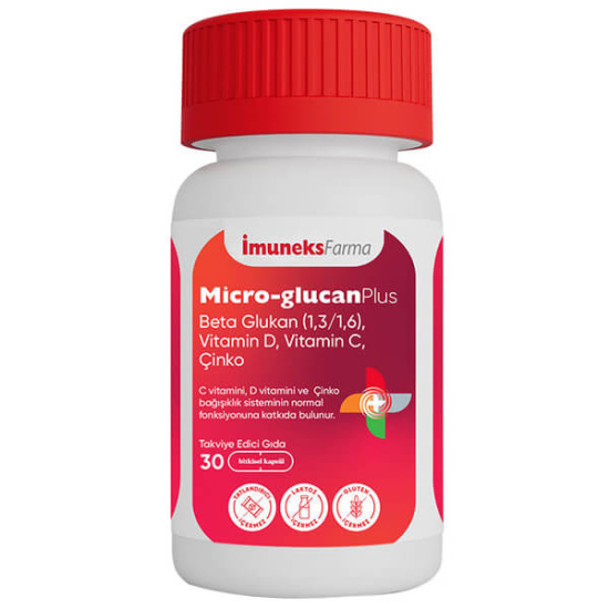 İmuneks Micro Glucan Plus 30 Kapsül - 1