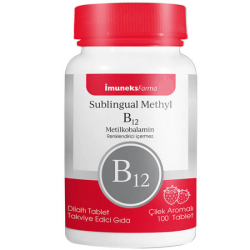 İmuneks Sublingual Methyl B12 100 Tablet - İmuneks Farma 