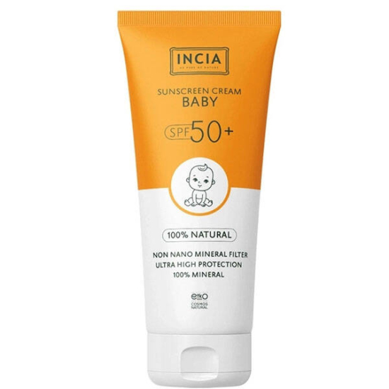 Incia Sunscreen Face and Body Baby Cream Spf 50 100 ML Çocuklar için Güneş Kremi - 1