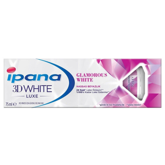 İpana Diş Macunu 3D White Luxe Glamorous White 75 ml - 1