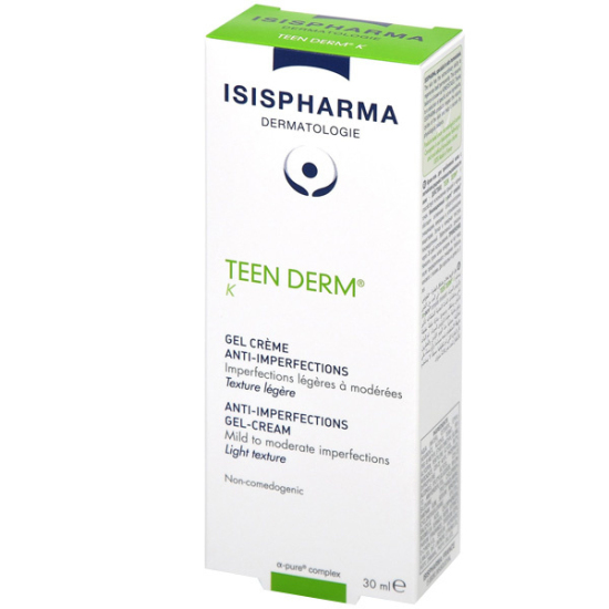 Isispharma Teen Derm K 30 ML Yağlı Ciltler için Bakım Kremi - 1