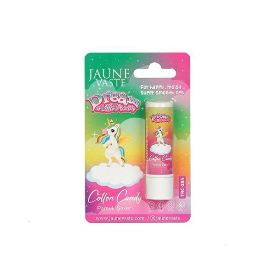 Jaune Vaste Lip Balm Kids Unicorn Dudak Kremi Pamuk Şekeri 5 gr - 1