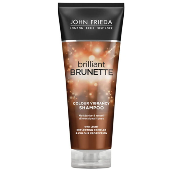 John Frieda Brilliant Brunette Kahverengi Saçlara Özel Renk Koruyucu Şampuan 250 ml - 1