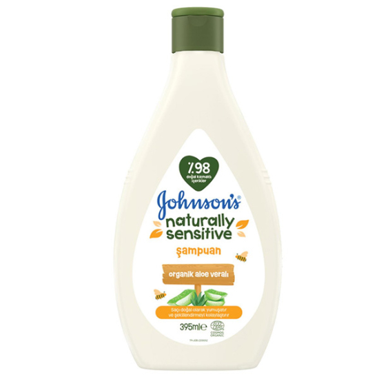 Johnsons Naturally Sensitive Bebek Şampuanı 395 ml - 1
