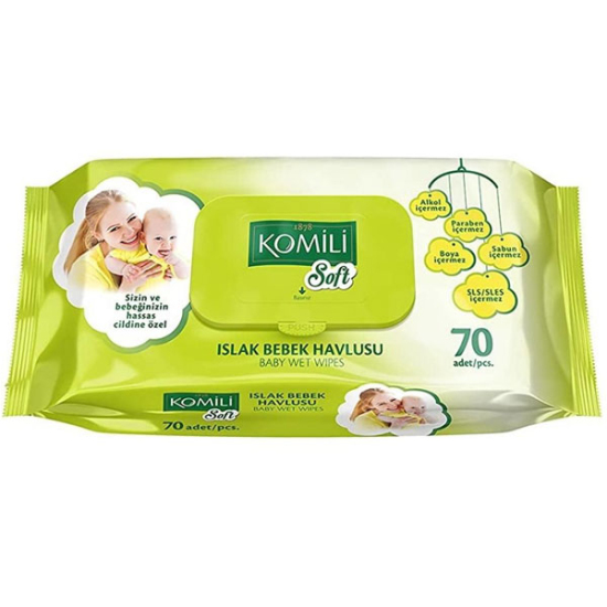 Komili Soft Islak Bebek Havlusu 70 li - 1