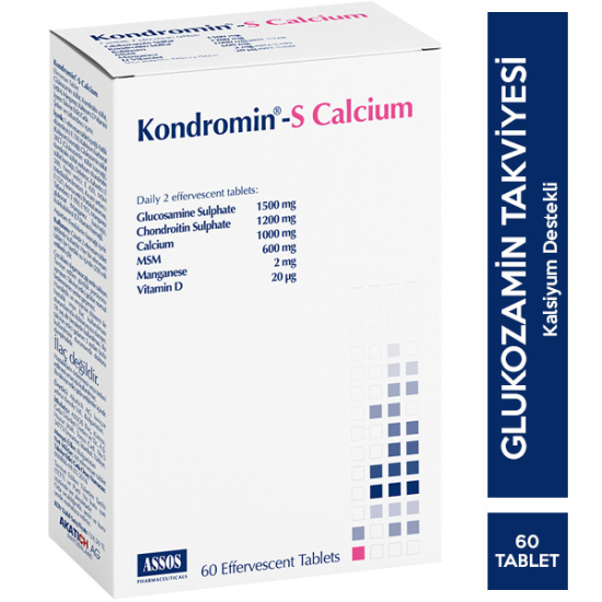Kondromin-S Calcium Efervesan 60 Tablet - 1