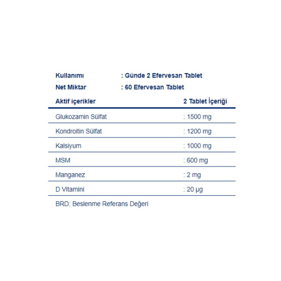 Kondromin-S Calcium Efervesan 60 Tablet - 2