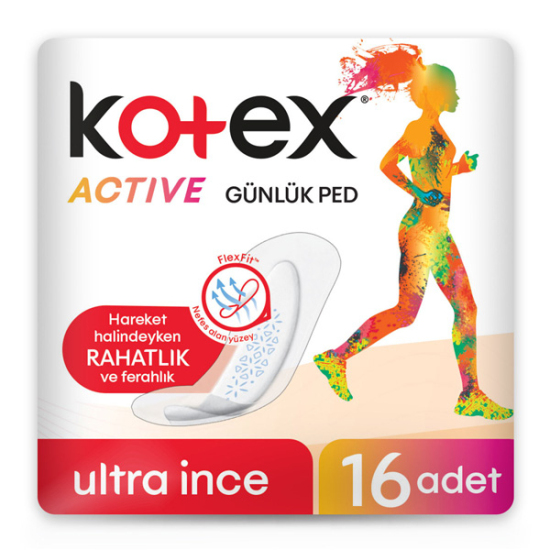 Kotex Active Günlük Ped 16 Adet - 1