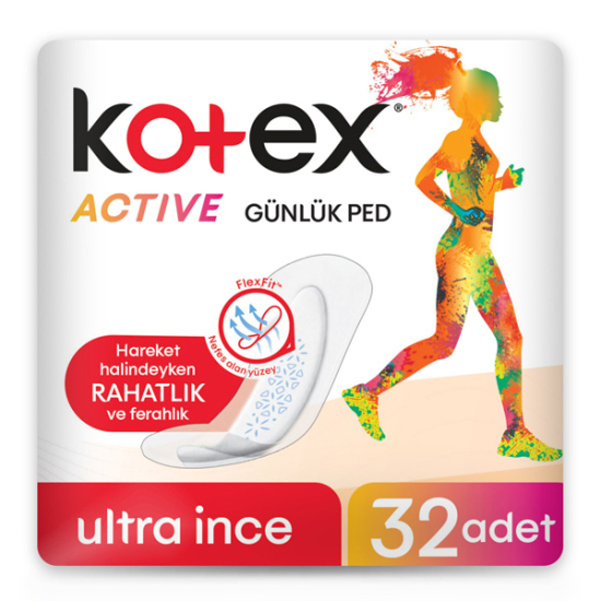 Kotex Active Günlük Ped 32 Adet - 1