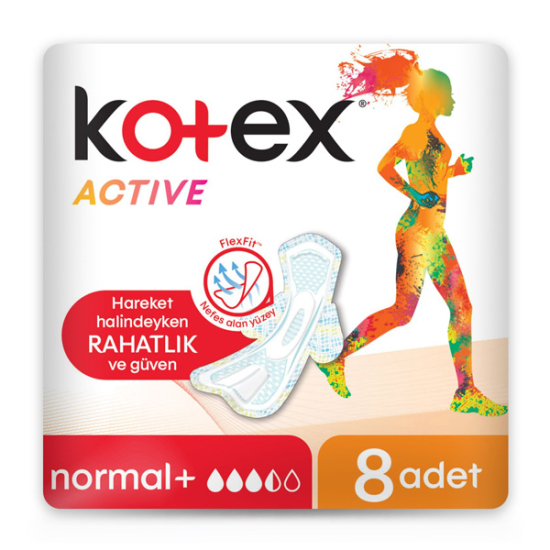 Kotex Active Tekli Normal 8 Adet - 1