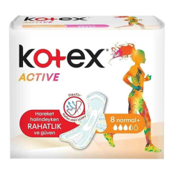 Kotex Active Tekli Normal 8 Adet - Kotex