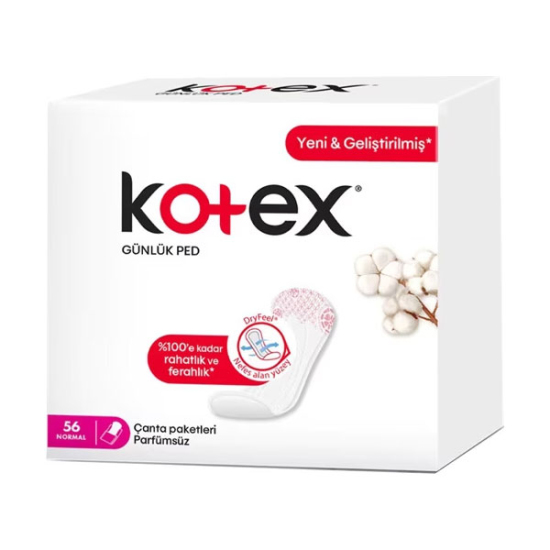 Kotex Anydays Günlük Ped Normal Parfümsüz 56 Ader - 1