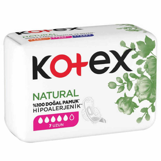 Kotex Natural Uzun 7 Adet - 1