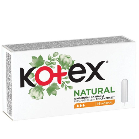 Kotex Tampon Natural Normal 16 Adet - 1