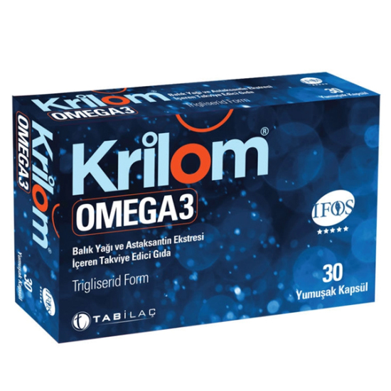 Krilom Omega 3 30 Yumuşak Kapsül - 1