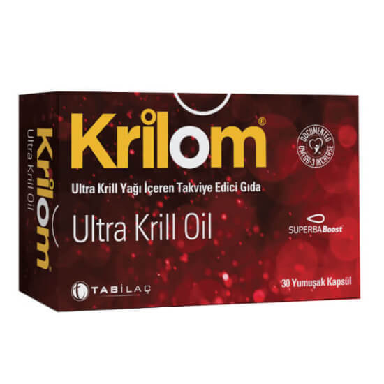 Krilom Ultra Krill Oil 30 Yumuşak Kapsül - 1