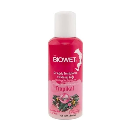 Lady Biowet Sir Ağda Temizleme ve Masaj Yağı 150 ml - Tropikal - 1