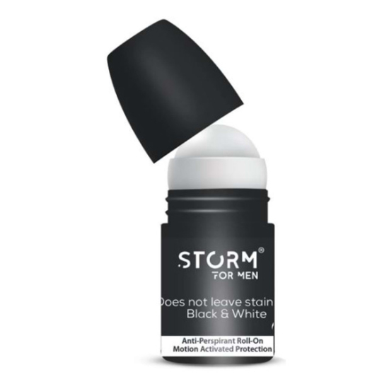 Lady Storm Erkek Roll On Terleme Karşıtı Black White 50 ml - 1