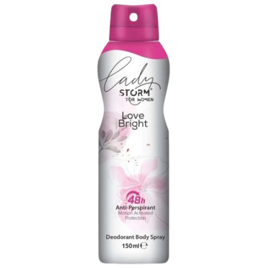 Lady Storm Kadın Deodorant Sprey Love Bright 150 ml - 1