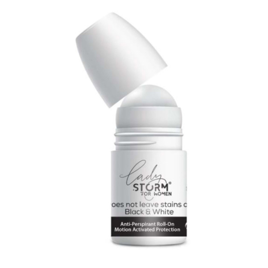 Lady Storm Kadın Roll On Terleme Karşıtı Black White 50 ml - 1