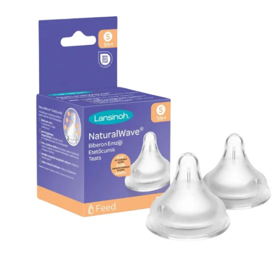 Lansinoh Natural Wave Biberon Emziği 2'li - 1