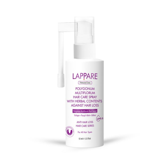 Lappare Polygonum Multiflorum Saç Dökülmesine Karşı Bitkisel İçerikli Saç Bakım Spreyi 60 ml - 1