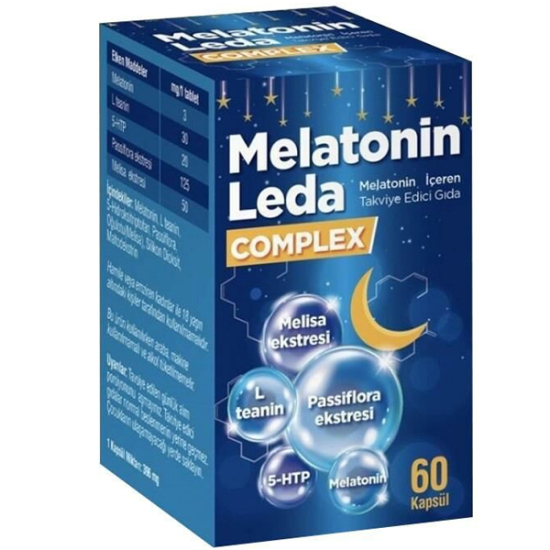 Leda Complex Melatonin 3 mg 60 Kapsül - 1