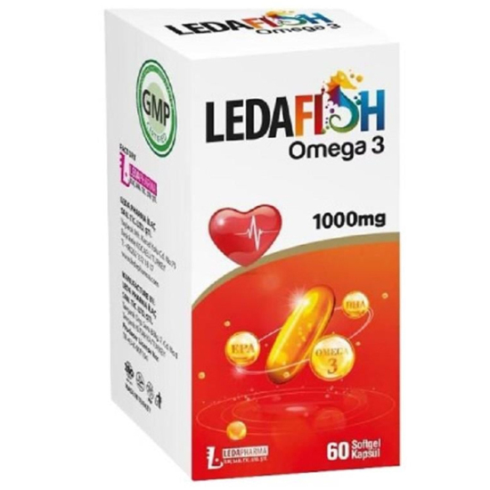 Ledafish Omega 3 1000 mg 60 Softgel - 1