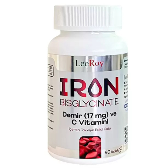 Leeroy Iron Bisglycinate 90 Tablet - 1